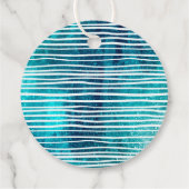 Étiquettes Cadeau Requin infesté n'importe quel âge fête d'anniversa (Dos)