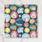 Étiquettes Cadeau Requin mignon (Dos)