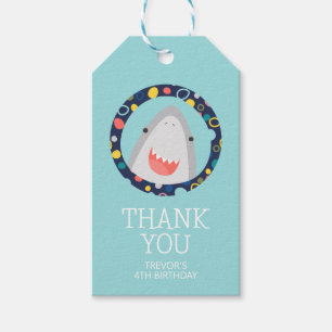 Étiquettes-cadeau Requin mignon