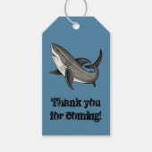 Étiquettes-cadeau requin saut (Devant)
