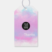 Étiquettes-cadeau Restauration Whimsical Rose Unicorn Lady (Dos)