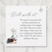 Étiquettes Cadeau Retirer cette nouvelle date Papier toilette Roll F (Dos)