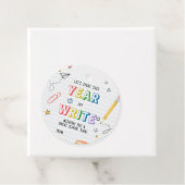 Étiquettes Cadeau Retour à l'école Première journée (En situation)