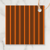 Étiquettes Cadeau Retro Cute Trick ou traiter Halloween Ghost | Noir (Dos)