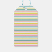 Étiquettes-cadeau Retro Girl Pool (Dos)