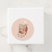 Étiquettes Cadeau Retro Pastel Rodéo Rose Bachelorèse (En situation)