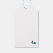 Étiquettes-cadeau Retro Un Noël Go-Go (Dos)