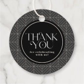 Étiquettes Cadeau Retro Vinyl Record Tan Graduation (Dos)