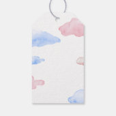 Étiquettes-cadeau Révélation de genre sur la lune (Dos)