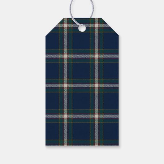 Étiquettes-cadeau Rich Tartan (Devant)