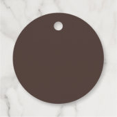 Étiquettes Cadeau Riche Espresso (Dos)