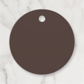 Étiquettes Cadeau Riche Espresso (Devant)