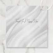 Étiquettes Cadeau Robe violette argentée Princesse Quinceañera (Dos)