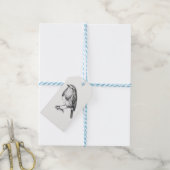 Étiquettes-cadeau Robin de Noël mignon (Avec de laficelle)