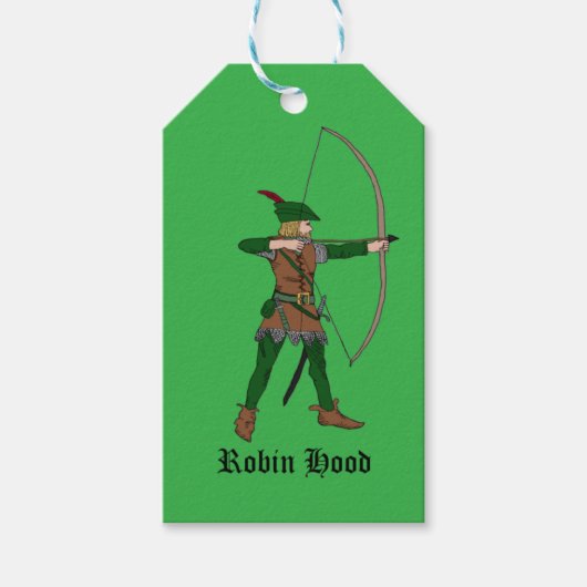 Étiquettes-cadeau Robin Hood (Devant)