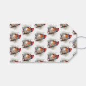 Étiquettes-cadeau Robin Winter Delight (Devant (Horizontal))