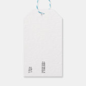 Étiquettes-cadeau Robot d'anniversaire du garçon (Dos)