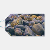 Étiquettes-cadeau Rochers colorés (Dos Horizontal)