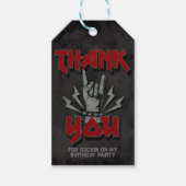 Étiquettes-cadeau Rock and Roll - Thème rock (Devant)