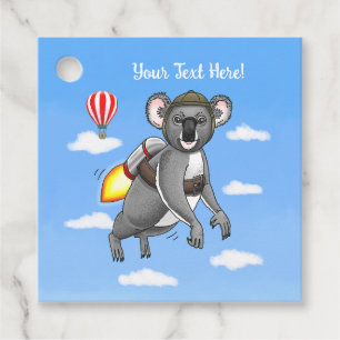 Étiquettes Cadeau Rocket Koala