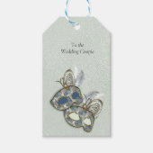 Étiquettes-cadeau Rococo Rich Motif design avec Masques (Devant)