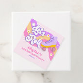 Étiquettes Cadeau Roll Roller Patinage Patinage Anniversaire (En situation)