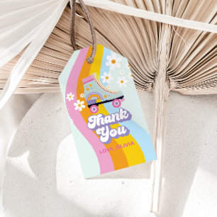 Étiquettes-cadeau Roller skate Retro Rainbow Birthday Tags cadeaux