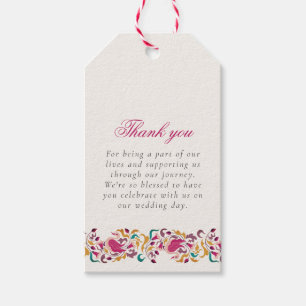 Étiquettes-cadeau Romantique classique Pearl Swan Mariage de cadre f