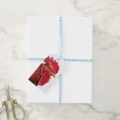 Étiquettes-cadeau Rooster Face (Avec de laficelle)