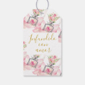 Étiquettes-cadeau Rosa Parfum "infundida de amor" personalizada (Dos)