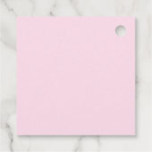 Étiquettes Cadeau Rose clair (Dos)