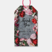 Étiquettes-cadeau Rose Craquelée (Dos)