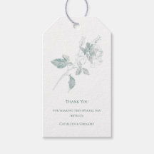 Rose de la ligne d'art vert sauge Merci Mariage