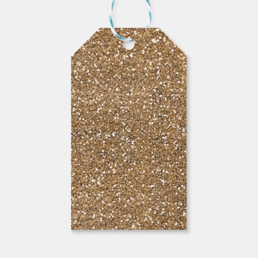 Étiquettes-cadeau Rose Gold Blush Glamour Moderne Merci (Dos)