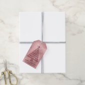 Étiquettes-cadeau Rose Gold Christian Christmas Scripture - Ajouter  (Avec de la ficelle)