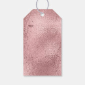 Étiquettes-cadeau Rose Gold Christian Christmas Scripture - Ajouter  (Dos)