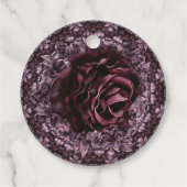 Étiquettes Cadeau Rose Mandala (Dos)