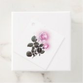 Étiquettes Cadeau Rose Pailletée Rose (En situation)
