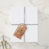 Étiquettes-cadeau Rose Peach Gold Glam (Avec de la ficelle)