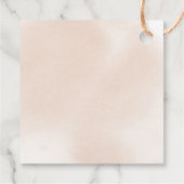 Étiquettes Cadeau Rose rose rose classique Mariage (Dos)