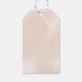 Étiquettes-cadeau Rose rose rose rose classique Accueil Mariage (Dos)