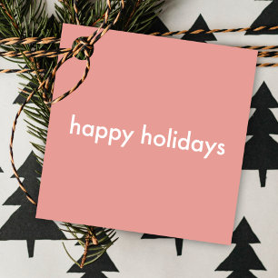 Étiquettes Cadeau Rose sombre Noël féminin moderne minimaliste