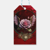 Étiquettes-cadeau Rose Steampunk (Dos)