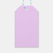 Étiquettes-cadeau Rose - Violet Saint-Valentin (Dos)