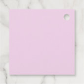 Étiquettes Cadeau Rose violette (Dos)