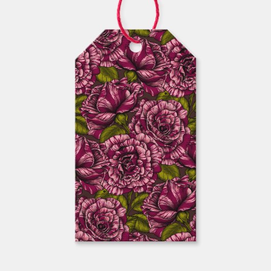 Étiquettes-cadeau Roses pour vous (Devant)