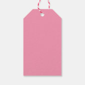 Étiquettes-cadeau Roses roses (Dos)