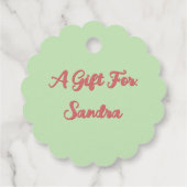 Étiquettes Cadeau Roses roses roses Vintages (Dos)