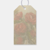 Étiquettes-cadeau Roses Rouges (Dos)