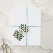 Étiquettes-cadeau Roses rouges Abstraites et Holly (Avec de laficelle)